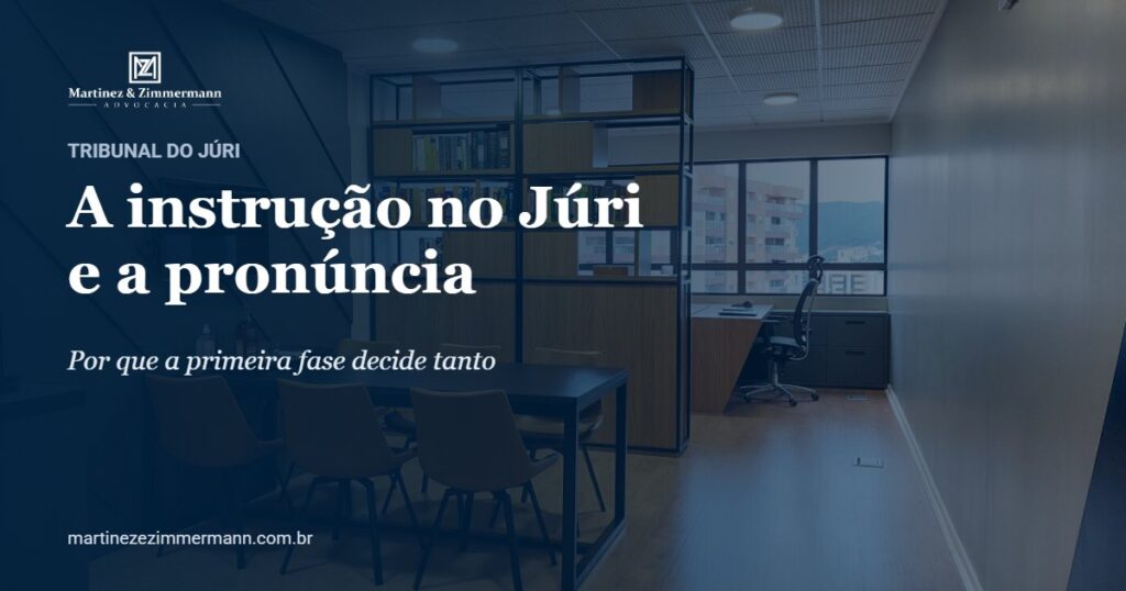 Capa do artigo sobre a instrução no Tribunal do Júri e a pronúncia