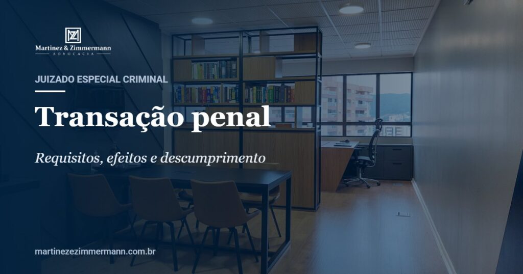 Capa do artigo sobre transação penal
