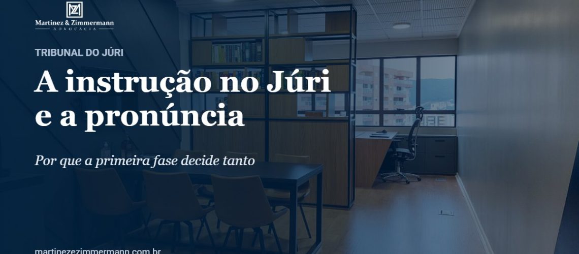 Capa do artigo sobre a instrução no Tribunal do Júri e a pronúncia