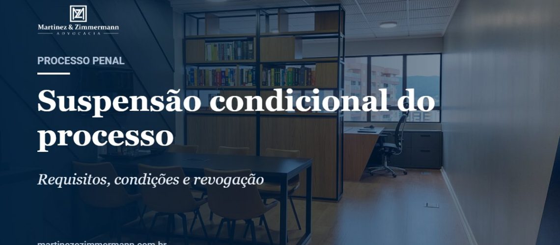 Capa do artigo sobre suspensão condicional do processo